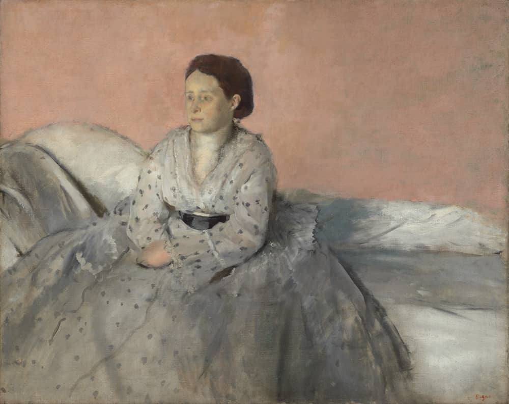 Madame Rene De Gas, 1873 by Edgar Degas