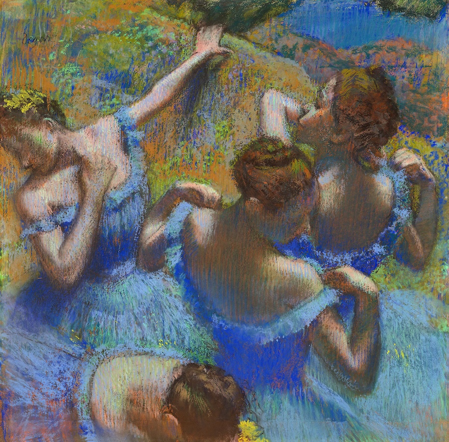 The Blue Dancers by Edgar Degas