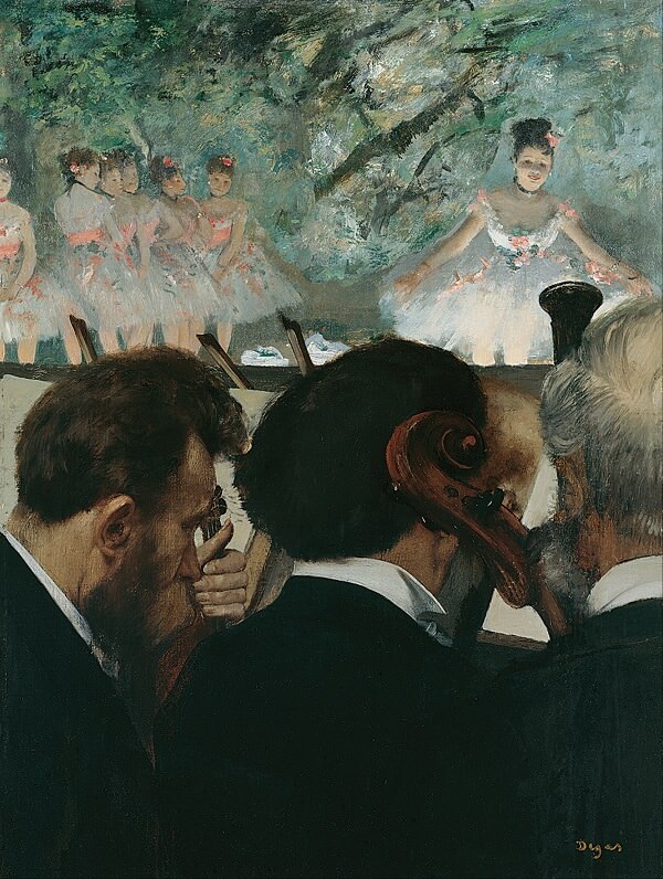 The Orchestra at the Opera, 1870 by Edgar Degas