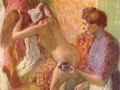 Breakfast after the Bath by Edgar Degas