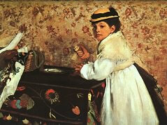 Hortense Valpincon as a Child by Edgar Degas