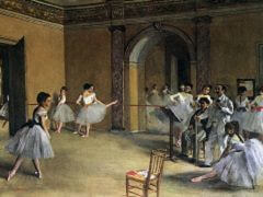 The Dance Foyer at The Opera by Edgar Degas