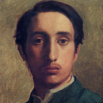Edgar Degas Self Portrait