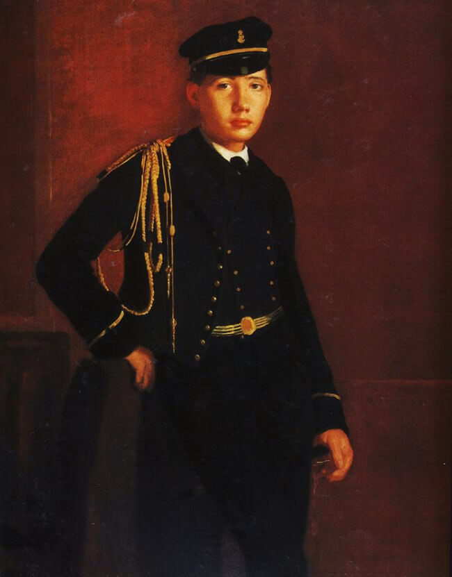 Achille De Gas, 1857 by Edgar Degas