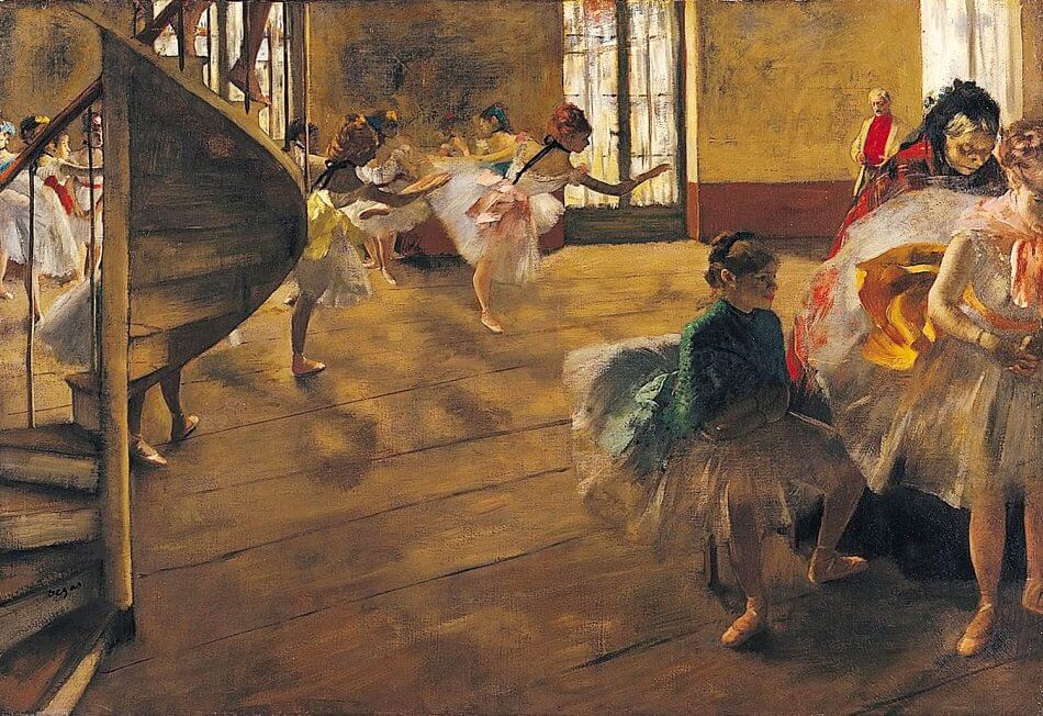 Ballet Rehearsal on Stage, 1974 by Edgar Degas