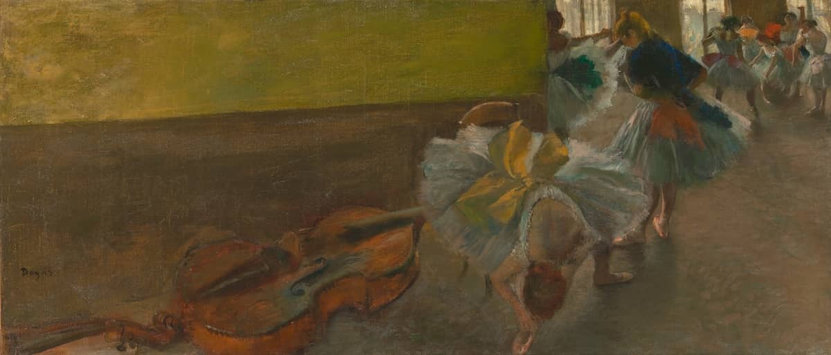 Dancers in the Rehearsal Room, 1889 by Edgar Degas