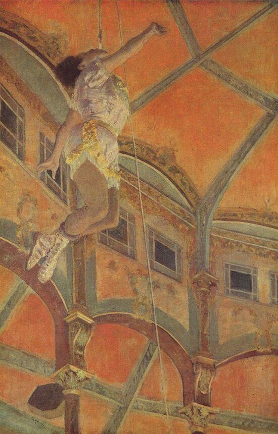 Miss La La at the Cirque Fernando, 1958-67 by Edgar Degas