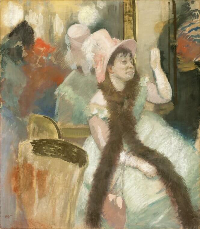 Portrait after a Costume Ball, 1877 by Edgar Degas