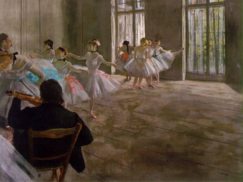 Rehearsal in the Studio, 1878 by Edgar Degas