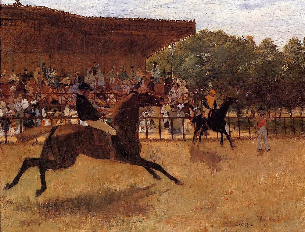 The False Start, 1860 by Edgar Degas