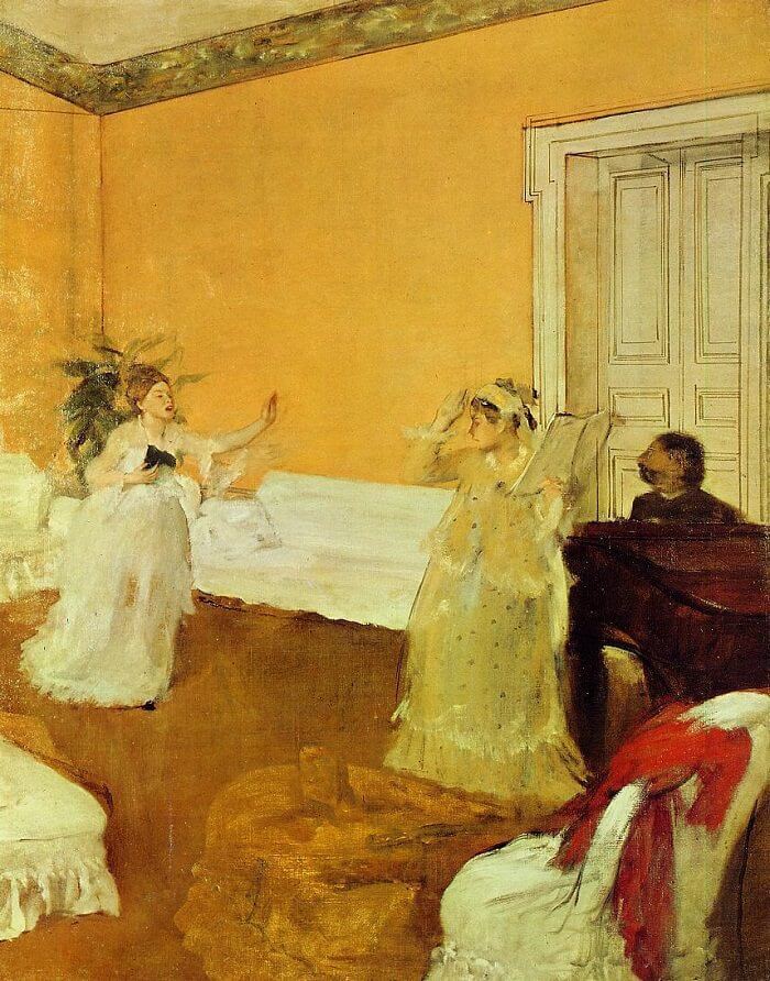 The Rehearsal, 1873 by Edgar Degas