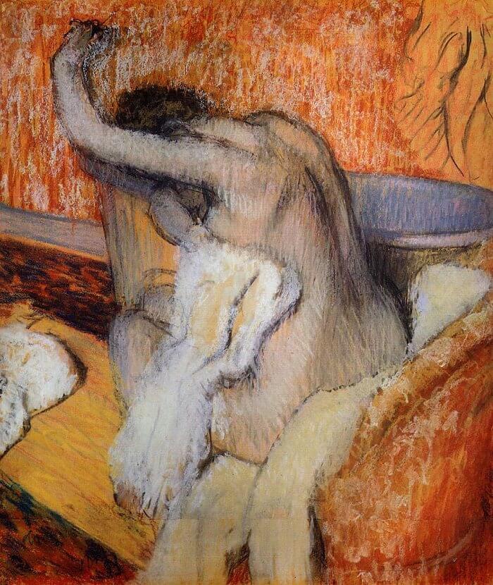 Woman Drying Herself, 1903 by Edgar Degas