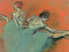 Dancers at the Barre by Edgar Degas