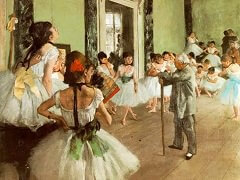 Dancing Class by Edgar Degas