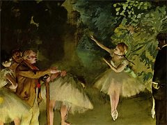 Rehearsal Scene by Edgar Degas