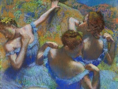 The Blue Dancers by Edgar Degas