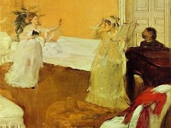 The Rehearsal by Edgar Degas